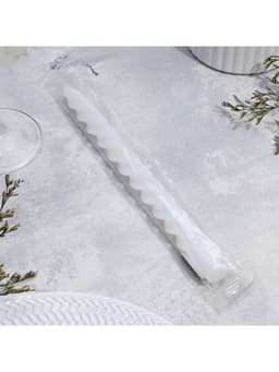 Свеча витая, 2.3×24.5 см, 5 ч, 50 г, белая