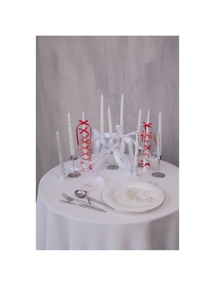 Свеча витая, 2.3×24.5 см, 5 ч, 50 г, белая