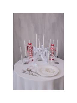 Свеча витая, 2.3×24.5 см, 5 ч, 50 г, белая