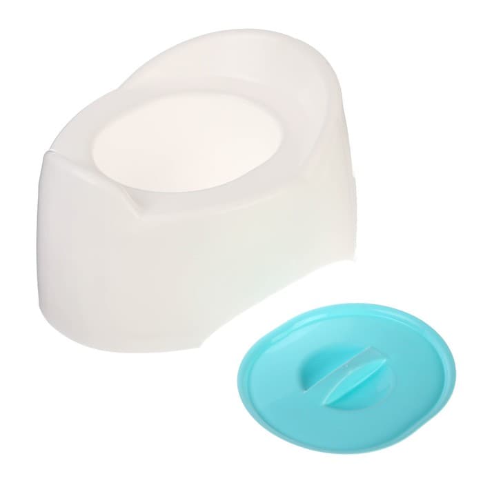 Горшок детский с крышкой «Малышок», МИКС