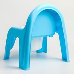 Горшок-стульчик с крышкой, голубой