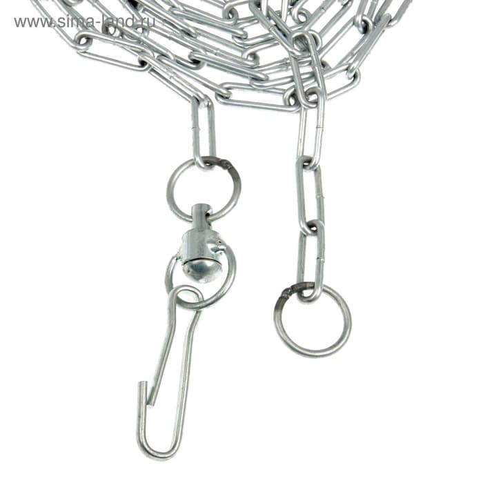 Цепь привязочная с длинным звеном, 26×3 мм, длина 3 м
