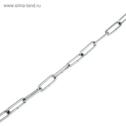 Цепь привязочная с длинным звеном, 26×3 мм, длина 3 м