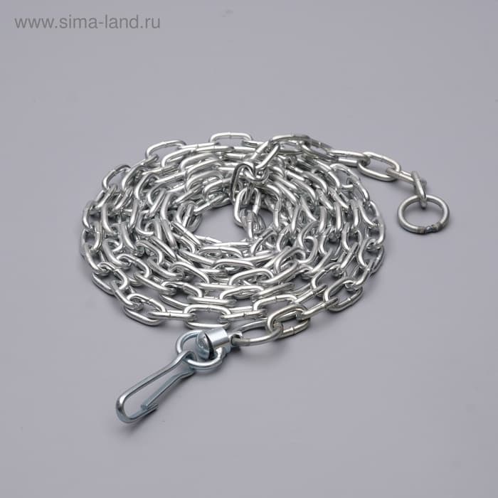 Цепь привязочная с коротким звеном, 19×4 мм, длина 3 м