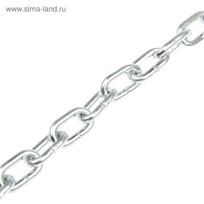 Цепь привязочная с коротким звеном, 19×4 мм, длина 3 м