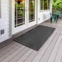 Коврик придверный влаговпитывающий, ребристый, «Стандарт», 120×250 см, серый