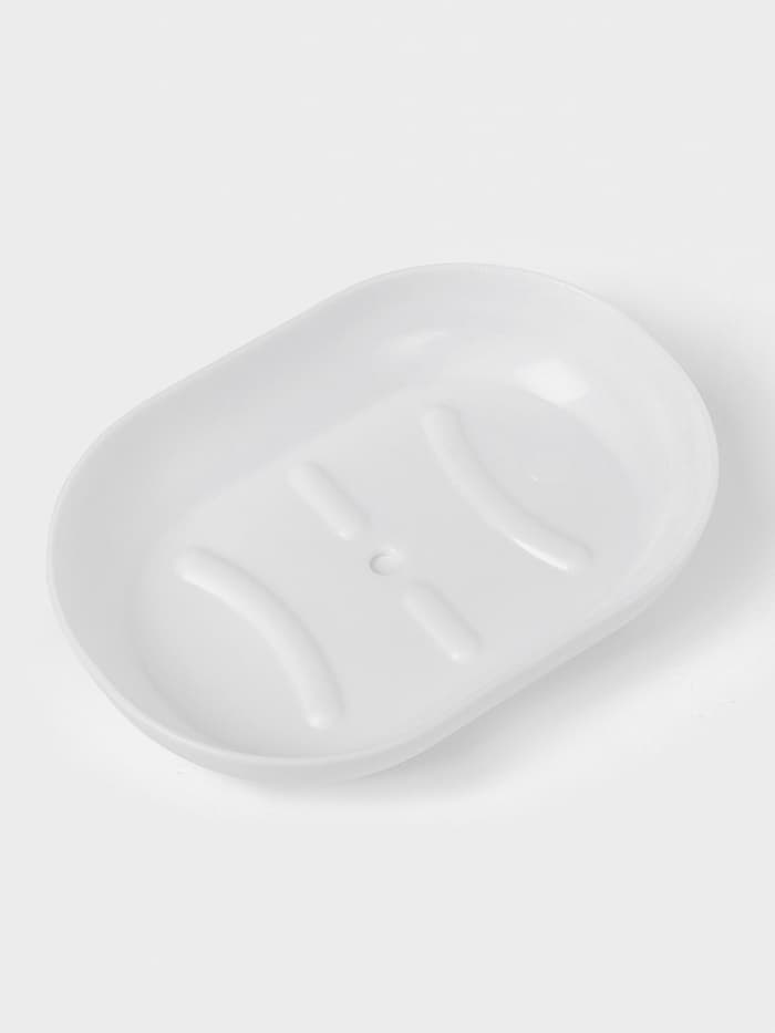 Набор для ванной комнаты Aqua, 4 предмета, пластик, белый