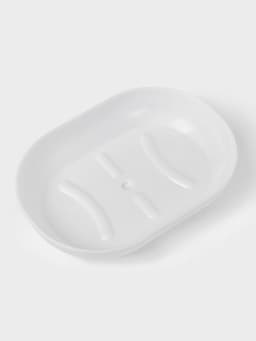 Набор для ванной комнаты Aqua, 4 предмета, пластик, белый