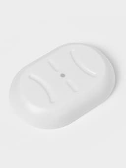 Набор для ванной комнаты Aqua, 4 предмета, пластик, белый