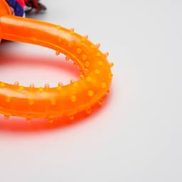 Игрушка канатная, с ручкой, до 115 г, цвет МИКС