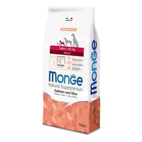 Сухой корм для собак мелких пород Monge Dog Speciality Mini, лосось, рис, 7.5 кг
