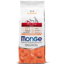Сухой корм для собак мелких пород Monge Dog Speciality Mini, лосось, рис, 7.5 кг