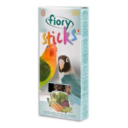 Лакомство FIORY Sticks для средних попугаев, с овощами, 2х60 г.