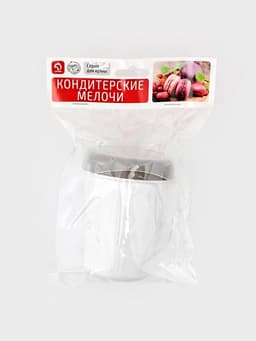 Диспенсер для сахарной пудры Доляна, 220 мл, 7.5×9.5 см, белый
