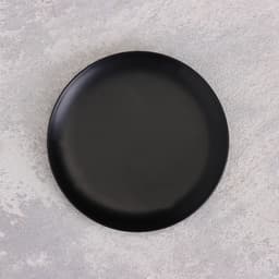 Подсвечник плоский «Тарелка», металл, 7.6 см, чёрный муар