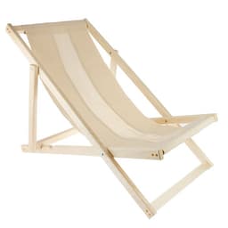 Шезлонг складной, 140×60×80 см, деревянный, «Добропаровъ»