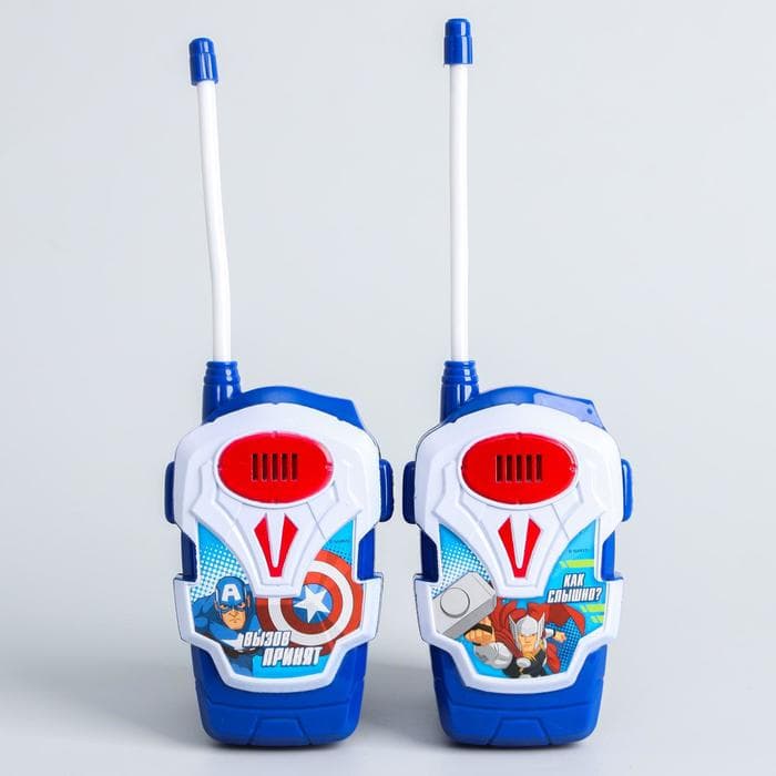 Рация детская «Рации супергероев», 2 шт., Мстители
