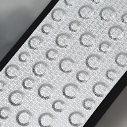 Пилка для пяток, лазерная, двусторонняя, прорезиненная ручка, 25.5 см, чёрная