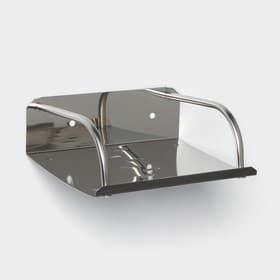 Мыльница настенная, 14.5×11.5×5 см, сталь