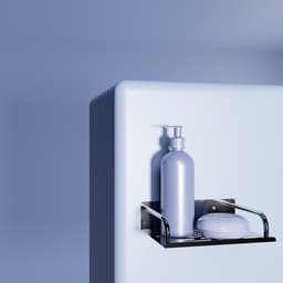 Мыльница настенная, 14.5×11.5×5 см, сталь