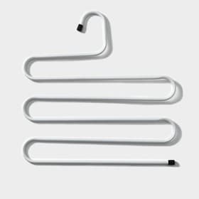 Вешалка для брюк и юбок «Змейка», 33×34 см, МИКС