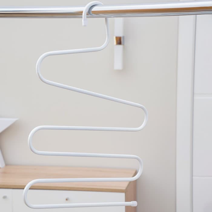 Вешалка для брюк и юбок «Змейка», 33×34 см, МИКС