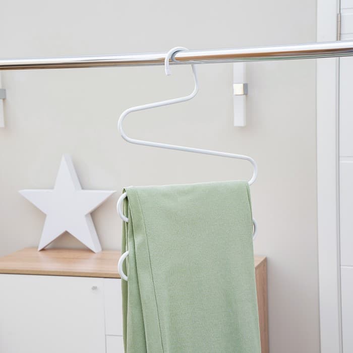 Вешалка для брюк и юбок «Змейка», 33×34 см, МИКС