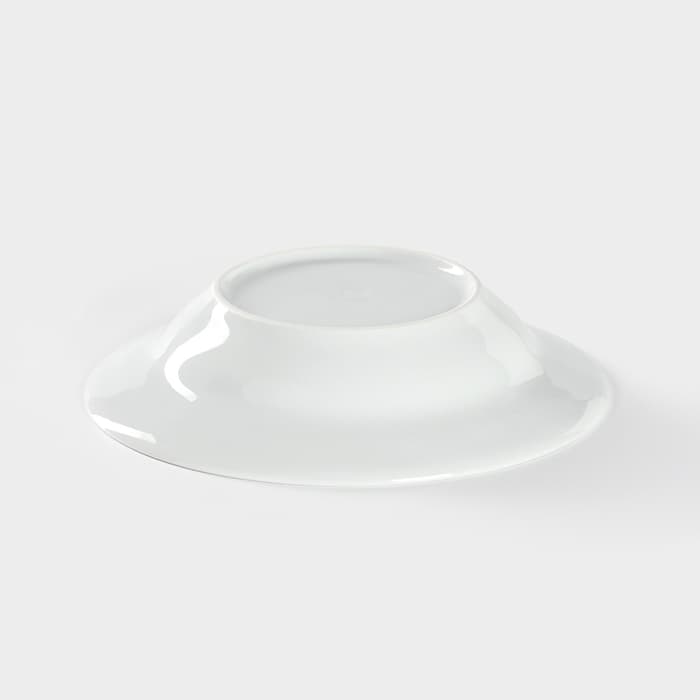 Тарелка глубокая Добрушский завод «Пчёлы», 250 мл, d=20 см, фарфор, белая, рисунок МИКС