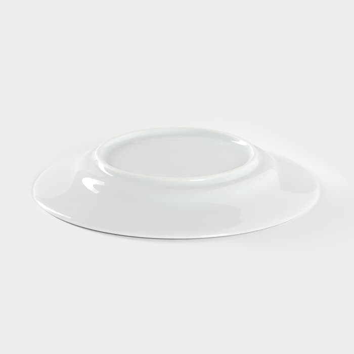 Тарелка детская Добрушский завод «Лесовичок», d=20 см, фарфор, белая, рисунок МИКС