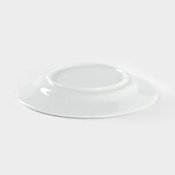 Тарелка детская Добрушский завод «Лесовичок», d=20 см, фарфор, белая, рисунок МИКС