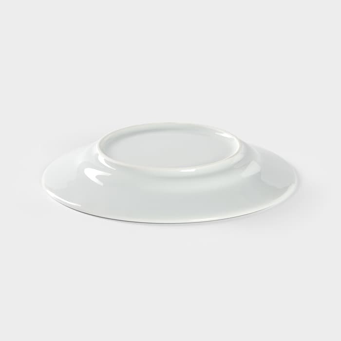 Тарелка детская Добрушский завод «Пчёлы», d=20 см, фарфор, белая