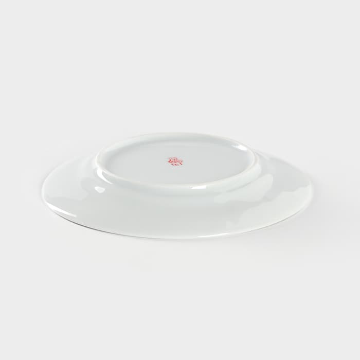 Тарелка детская Добрушский завод «Пчёлы», d=17 см, фарфор, белая, рисунок МИКС