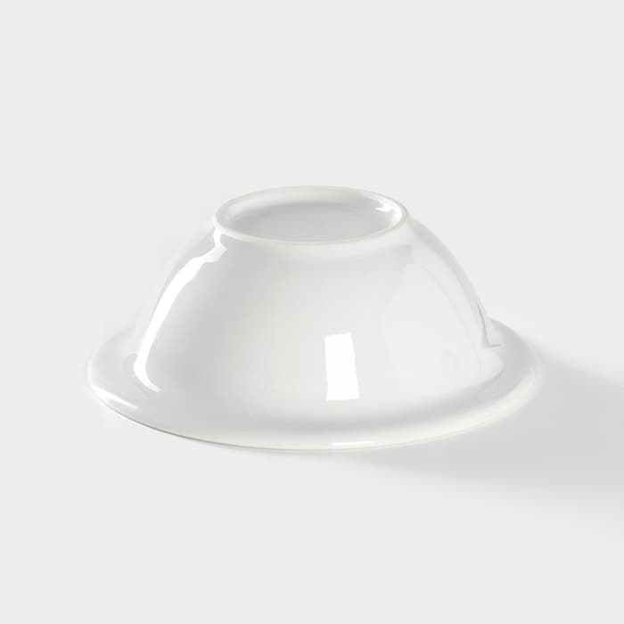 Тарелка глубокая Добрушский завод «Букет цветов», 550 мл, d=17 см, фарфор, белая