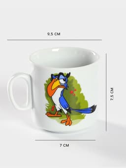 Кружка детская Добрушский завод «Лесовичок», 200 мл, фарфор, белая, рисунок МИКС