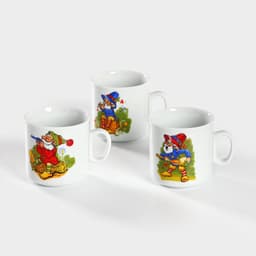 Кружка детская Добрушский завод «Лесовичок», 200 мл, фарфор, белая, рисунок МИКС