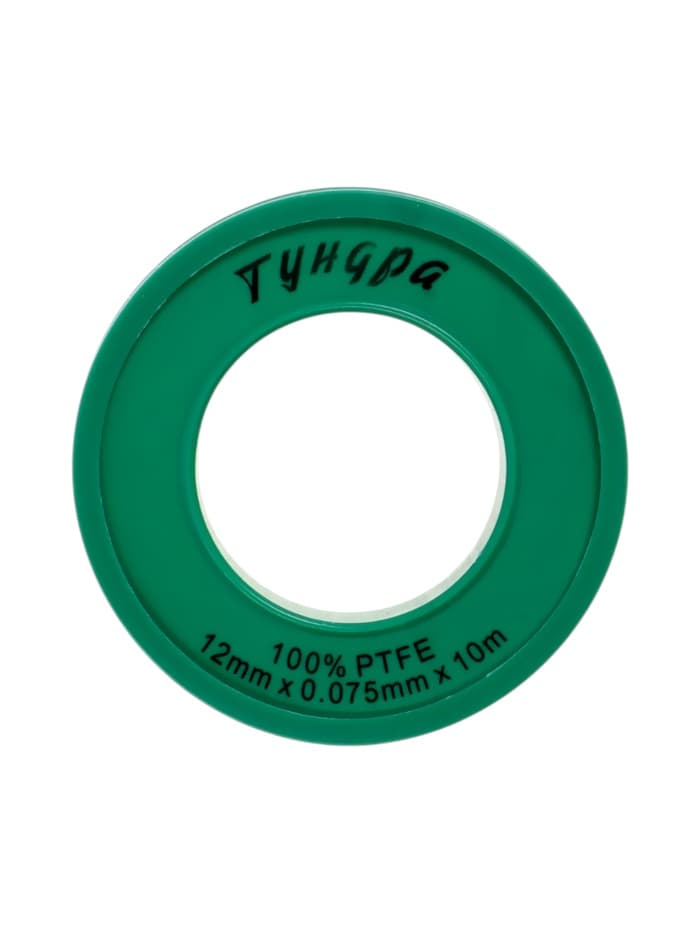 Лента ФУМ ТУНДРА 12 мм × 0.075 мм × 10 м