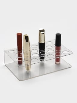 Подставка под тушь на 24 позиции, 19.5×12.5×5.8 см, оргстекло 2 мм