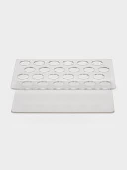 Подставка под тушь на 24 позиции, 19.5×12.5×5.8 см, оргстекло 2 мм