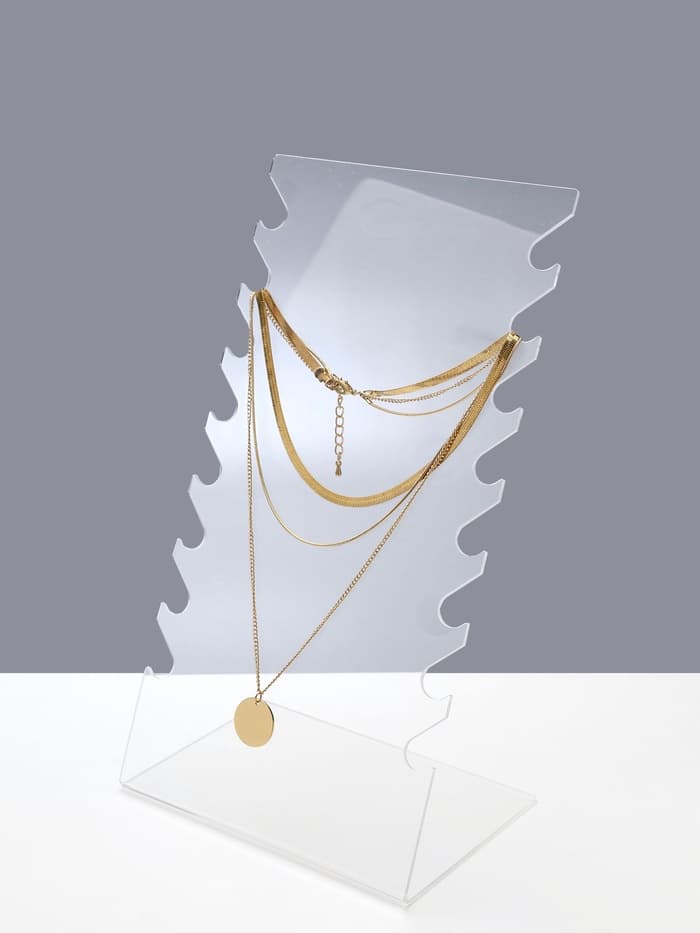 Подставка для кулонов, цепочек, браслетов, 15×10×28 см, оргстекло 2 мм