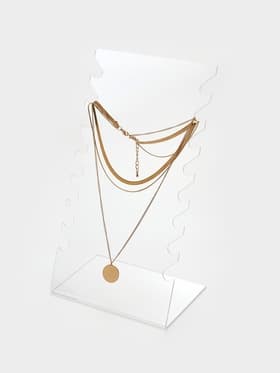 Подставка для кулонов, цепочек, браслетов, 15×10×28 см, оргстекло 2 мм