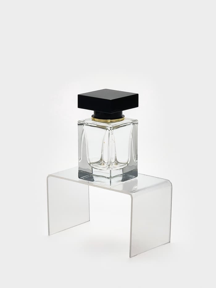 Подставка ступенька одинарная, 10.5×6×6 см, оргстекло 2 мм