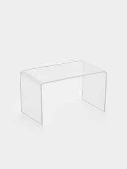 Подставка ступенька одинарная, 10.5×6×6 см, оргстекло 2 мм