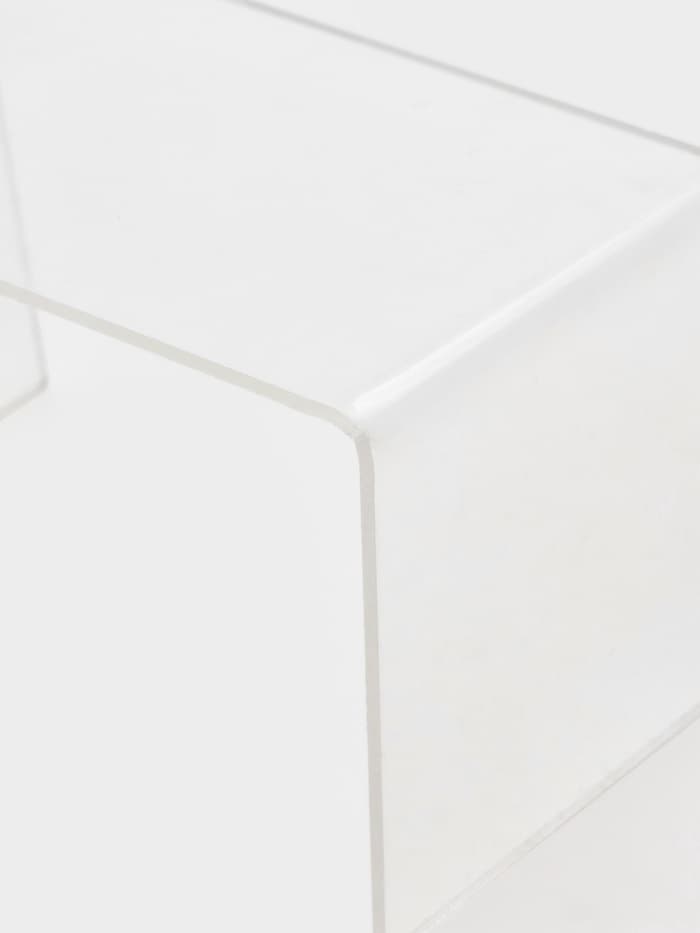 Подставка ступенька одинарная, 10.5×6×6 см, оргстекло 2 мм