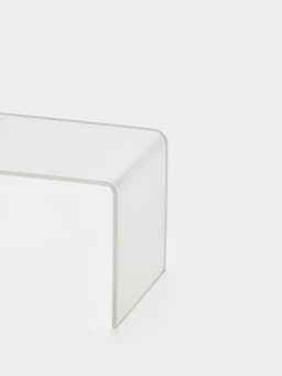 Подставка ступенька одинарная, 10.5×6×6 см, оргстекло 2 мм