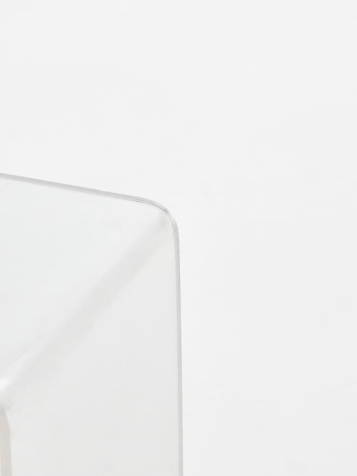 Подставка ступенька одинарная, 10.5×6×6 см, оргстекло 2 мм