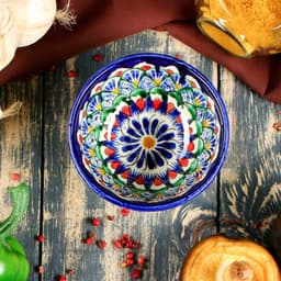 Пиала узбекская Риштанская Керамика «Узоры», 200 мл, d=11.5 см, МИКС