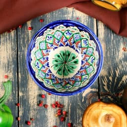 Пиала узбекская Риштанская Керамика «Узоры», 200 мл, d=11.5 см, МИКС