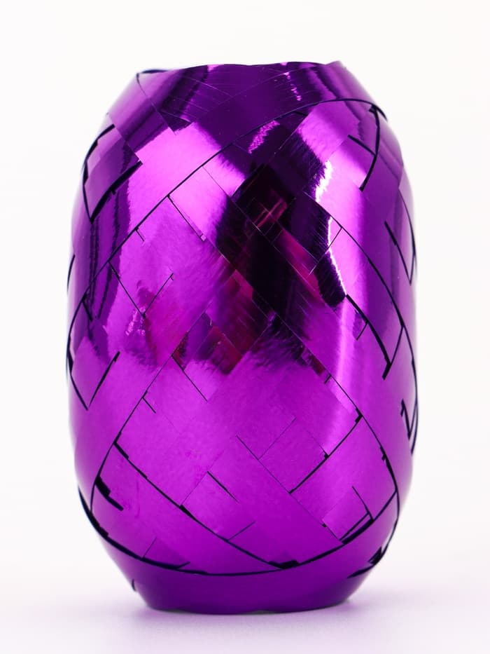 Лента упаковочная глянцевая, ассорти, набор 6 шт., 0.5 см × 10 м