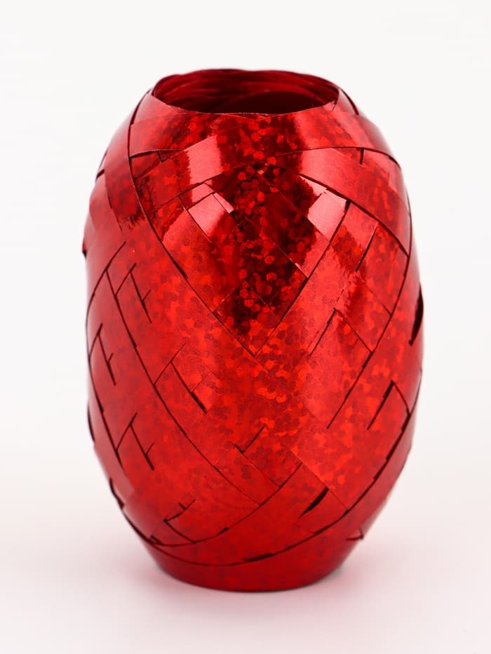 Лента упаковочная голографическая, для воздушных шаров и подарков, ассорти, набор 6 шт., 0.5 см × 10 м