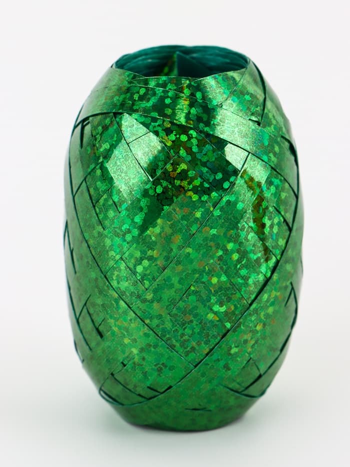 Лента упаковочная голографическая, для воздушных шаров и подарков, ассорти, набор 6 шт., 0.5 см × 10 м